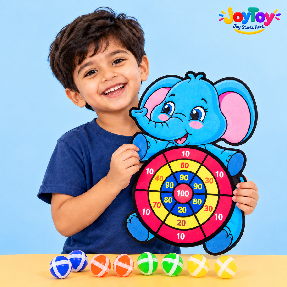 Elephant Sticky Ball Dart Board – Indoor & Outdoor Game