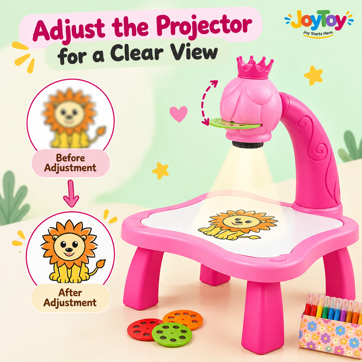 Magic Drawing Projector Table – Trace, Draw & Colour
