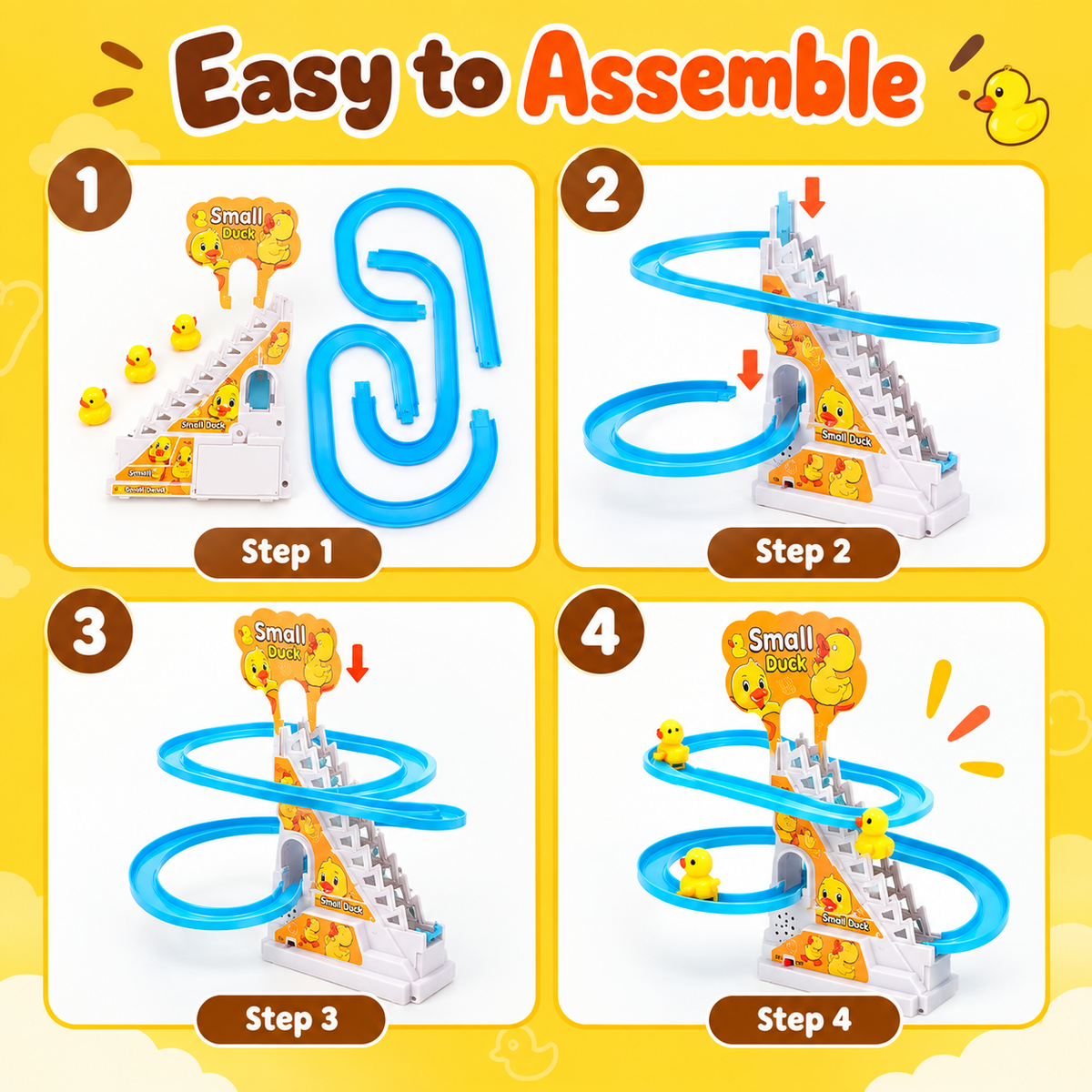 Quack Trail Musical Duck Stairway Toy – 3 Ducklings