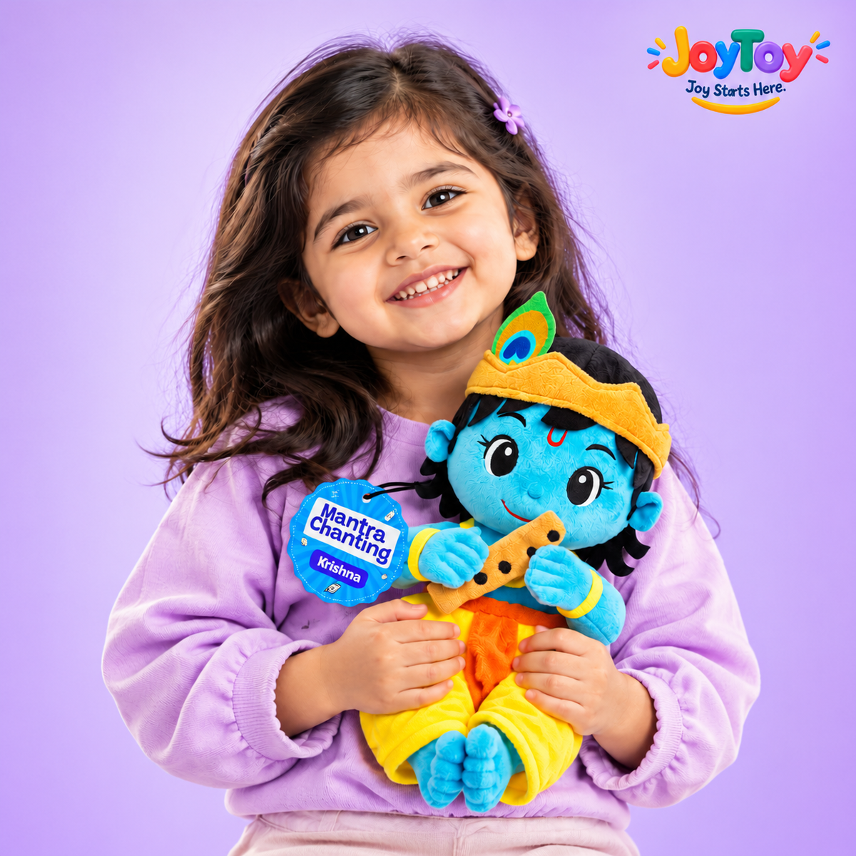 My Little Krishna™ – Mantra Chanting Plush Companion