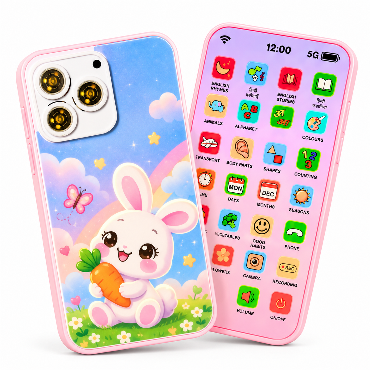 Kids Interactive Learning Phone – English & Hindi