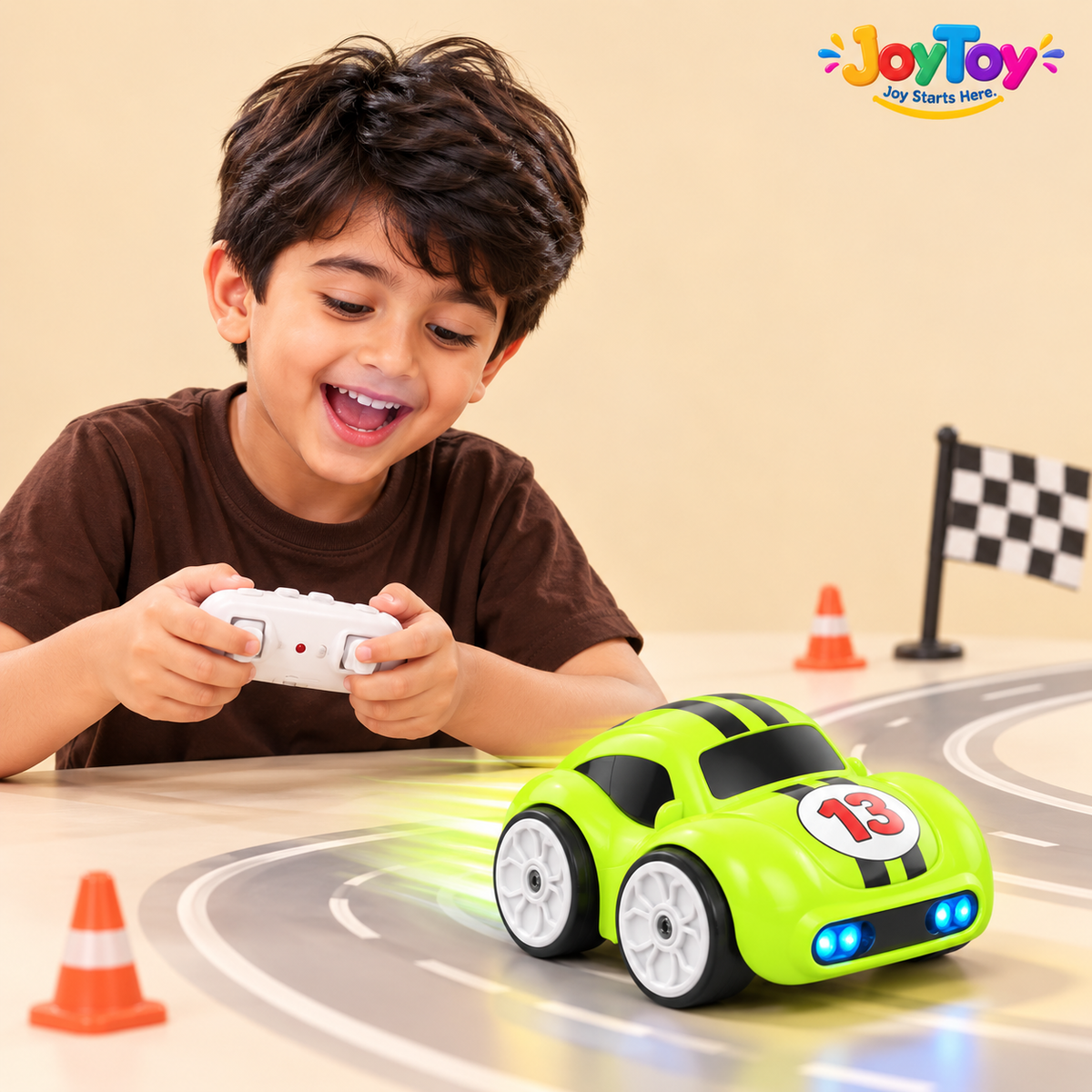 Magic Induction RC Sensor Car – Lights, Music & Smart Follow