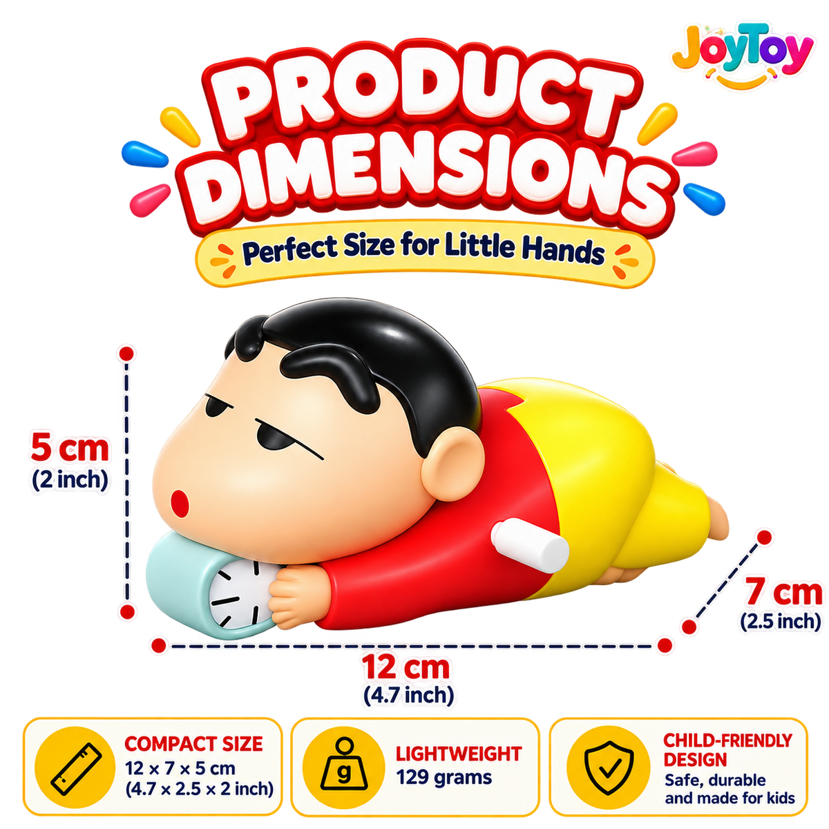 Crawling Shinchan Action Toy – Wind-Up Chase & Play